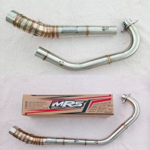 Leher Pipa Knalpot Racing Vixion Satria Fu Tiger Megapro CB150 R15 CB GL Sonic Scorpio Jupiter MX OLD NEW KING R15 MRS Racing Exhaust mafia bss X1 Speed