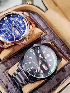 Đồng Hồ Cơ Tự Động Nam AILANG Dây Đeo Bằng Thép Không Gỉ Chống Nước Thể Thao Sang Trọng Với Kim Dạ Quang Và Lịch Đa Chức Năng
