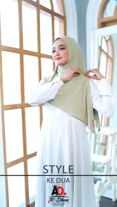 JILBAB SEGI TIGA JERSEY AMEERA ▪ SEGI3 INSTAN ORII ALDHANS ▪ HIJAB SEGITIGA NON PAD AL-DHANS ~ 269