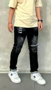 Celana Jeans Panjang Sobek Elastis Blackwash Ripped Slimfit Stretch Washed Style\\n\\n Apa Itu Celana Jeans Panjang Sobek Elastis Blackwash Ripped Slimfit Stretch Washed?\\n\\nCelana Jeans Panjang Sobek Elastis Blackwash Ripped Slimfit Stretch Washed adalah celana jeans panjang dengan model sobek dan elastis yang cocok untuk pria. Celana ini memiliki material jeans stretch super soft, kancing polyster custom, metal zipper, cuttingan slimfit man, dan model ripped puring.\\n\\n Spesifikasi Produk\\n\\nBerikut adalah spesifikasi produk dari celana jeans panjang sobek elastis blackwash ripped slimfit stretch washed:\\n\\n- Material: Jeans stretch super soft (melar/elastis)\\n- Kancing: Polyster custom\\n- Zipper: Metal zipper\\n- Cuttingan: Slimfit man\\n- Model: Ripped puring\\n- 4 kantong minimalis depan belakang\\n\\n Detail Ukuran\\n\\nBerikut adalah detail ukuran dari celana jeans panjang sobek elastis blackwash ripped slimfit stretch washed:\\n\\n- NO 27: Pinggang 74cm x Panjang celana 99cm\\n- NO 28: Pinggang 76cm x Panjang celana 99cm\\n- NO 29: Pinggang 79cm x Panjang celana 100cm\\n- NO 30: Pinggang 81cm x Panjang celana 102cm\\n- NO 31: Pinggang 83cm x Panjang celana 102cm\\n- NO 32: Pinggang 85cm x Panjang celana 103cm\\n- NO 33: Pinggang 87cm x Panjang celana 103cm\\n\\n**Toleransi perbedaan -+2cm**\\n\\n Kelebihan Celana Jeans Panjang Sobek Elastis Blackwash Ripped Slimfit Stretch Washed\\n\\nBerikut adalah beberapa kelebihan celana jeans panjang sobek elastis blackwash ripped slimfit stretch washed:\\n\\n Material Jeans Stretch Super Soft\\n\\nMaterial jeans stretch super soft membuat celana ini sangat nyaman dipakai dan tidak mudah robek.\\n\\n Kancing Polyster Custom & Metal Zipper\\n\\nKancing polyster custom dan metal zipper memberikan penampilan yang lebih elegan dan tahan lama.\\n\\n Cuttingan Slimfit Man & Model Ripped Puring\\n\\nCuttingan slimfit man dan model ripped puring membuat penampilan Anda menjadi lebih trendi dan menarik.\\n\\n Cara Memilih Celana Jeans Panjang Sobek Elastis Blackwash Ripped Slimfit Stretch Washed yang Cocok Untuk Anda\\n\\nBerikut adalah beberapa tips memilih celana jeans panjang sobek elastis blackwash ripped slimfit stretch washed yang cocok untuk Anda:\\n\\n Pertimbangkan Bentuk Tubuh Anda\\n\\nPilih celana jeans panjang sobek elastis blackwash ripped slimfit stretch washed yang sesuai dengan bentuk tubuh Anda.\\n\\n Perhatikan Ukuran Celana Jeans Panjang Sobek Elastis Blackwash Ripped Slimfit Stretch Washed\\n\\nPerhatikan detail ukuran celana jeans panjang sobek elastis blackwash ripped slimfit stretch washed sebelum membelinya.\\n\\n Tips Menggunakan Celana Jeans Panjang Sobek Elastis Blackwash Ripped Slimfit Stretch Washed untuk Penampilan Anda\\n\\nBerikut adalah beberapa tips menggunakan celana jeans panjang sobek elastis blackwash ripped slimfit stretch washed untuk penampilan Anda:\\n\\n Padukan Dengan Atasan yang Tepat\\n\\nPadukan celana jeans panjang sobek elastis blackwash ripped slimfit stretch washed dengan atasan yang tepat untuk penampilan yang trendi dan menarik.\\n\\n Gunakan Celana Jeans Panjang Sobek Elastis Blackwash Ripped Slimfit Stretch Washed untuk Berbagai Kesempatan\\n\\nCelana jeans panjang sobek elastis blackwash ripped slimfit stretch washed bisa digunakan untuk berbagai kesempatan, baik formal maupun kasual.\\n\\n FAQ: Pertanyaan Umum Tentang Celana Jeans Panjang Sobek Elastis Blackwash Ripped Slimfit Stretch Washed\\n\\nBerikut adalah beberapa pertanyaan umum tentang celana jeans panjang sobek elastis blackwash ripped slimfit stretch washed:\\n\\n Apakah Celana Jeans Panjang Sobek Elastis Blackwash Ripped Slimfit Stretch Washed Tahan Lama?\\n\\nCelana jeans panjang sobek elastis blackwash ripped slimfit stretch washed terbuat dari material jeans stretch super soft yang tahan lama dan tidak mudah robek.\\n\\n Bagaimana Cara Merawat Celana Jeans Panjang Sobek Elastis Blackwash Ripped Slimfit Stretch Washed?\\n\\nUntuk merawat celana jeans panjang sobek elastis blackwash ripped slimfit stretch washed, cuci dengan air dingin dan jemur di tempat teduh.\"