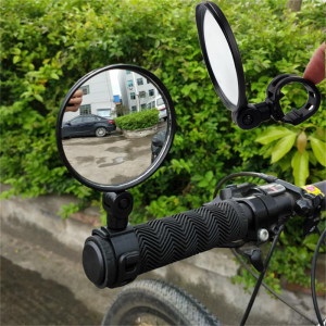 Bike Mirror 360 Degree Adjustable Rotatable Handlebar Mirror Wide Bycicle Accessories Cycling Rear View Mirror Accesorios
