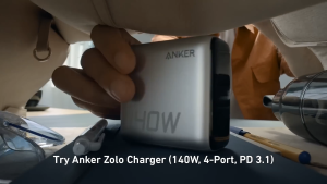 Anker 140W 4-Port USB-C GaN Charger PD 3.1 Fast Charging for MacBook Pro Air iPad iPhone 16 17 Samsung S25 Ultra Travel Foldable Plug