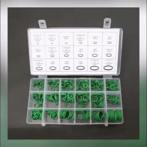270Pcs Air Conditioning HNBR O Rings Car Auto Repair Tools Rubber Air Conditioning Refrigerant Ring Sets Car Tools 18 Sizes