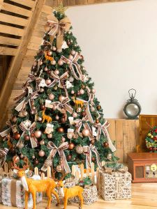 Sensili Christmas Decoration Christmas Tree Encryption Luxury Decoration Package Scene Layout Home Use and Commercial Use Hotel