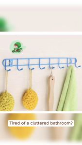Stainless steel hook Bathroom Kitchen Organizer Hanger hook 6/8/10 hook