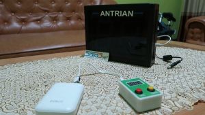 Mesin Antrian 2 Digit Wireless Dengan Voice
