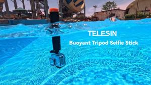 TELESIN Floating Tripod Selfie Stick for Action Camera