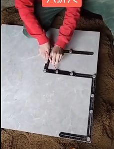 Thước Đo Định Vị Cắt Gạch Thước Đo Chính Xác Lỗ Khoan - Điều Chỉnh Đa Góc Thước Gập 6 Đoạn Tolsen 41045