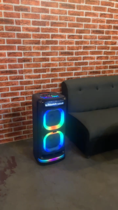 Speaker BTS-2120 Brodu Dual 8 Inch Bass Plus Speaker with 2 Rechargeable Wireless Microphone