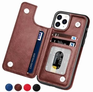 Casing foriPhone 11 15 Pro Max 12 13 14 Pro Max Business style Leather Case Flip Leather Wallet Casing Can work with Magnetic Car Mount Card Slots Metal Clasp Stand Support Lens Protection