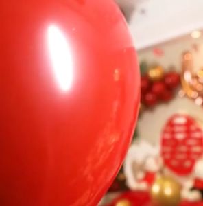 🇸🇬🔥SG STOCK🔥 Fast Delivery | High quality 10Pcs / 20Pcs / 100Pcs Ruby Red Color Latex Balloons Wedding Birthday Party Decoration