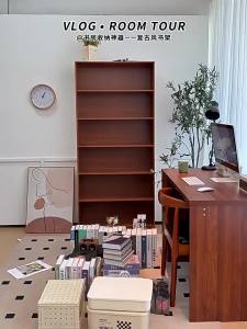 OYIla | Slim Modern Multilevel Bookshelf Storage Cabinet