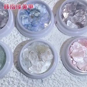 1 Kotak Glitter Sequin Flakes/Payet/Kulit Kerang Aksesoris Sequin Glitter Untuk Dekorasi Kuku