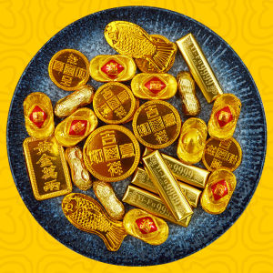 Gold Ball Golden Yuanbao Chocolate Baking Decoration Bulk Black Chocolate with Substitute Cocoa Butter Children Snack Treats