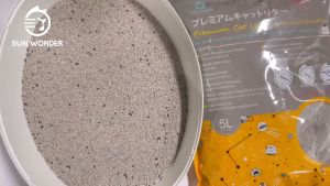 🔥โปร 4 ถุง🔥 ทรายแมวอนามัย Sun Wonder จากหินลาวาแท้100% เก็บกลิ่นยาวนาน 3 สัปดาห์