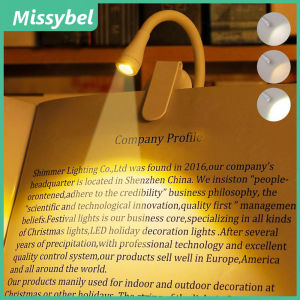 Portable LED Reading Desk Lamp USB Rechargeable Eye Protection Night Light Mini 360 ° Clip on Folding Desk Lamp Student Reading Travel Bedroom Desk Lamp