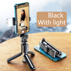 Super Mini Selfie Stick Portable Phone Holder Shooting Aid Versatile Integrated Design Bluetooth Remote For Live Broadcas