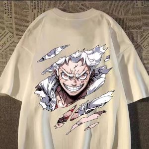 PAZHAOLANG | Plus Size Cartoon One Piece Printed T-Shirt Summer Fashion Loose Fit