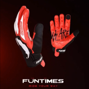 Skull Pattern Full Finger Motorbike Gloves Touch Screen Anti-Slip Outdoor Cycling Riding Gloves for Men