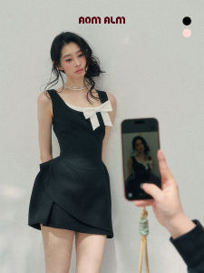 SHAOYEYAN | Slim Fitting French Style Dress for Summer Two-piece Look Short