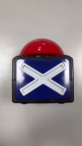 【Original+24hours delivery】Game Answer Buzzer Alarm Button with Sound Light Trivia Quiz Got Answer Buzzer Alarm Button Push-button Answering Machine Game Buzzer Alarm Sound Play Button Game Toys Answer Game Props