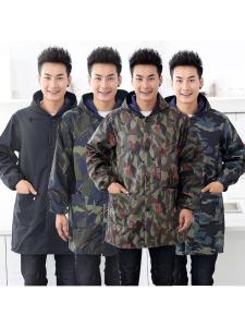 Flannel Waterproof and Oil-proof Mens Thickened Winter Apron