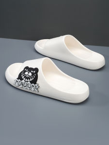 Mens Summer New Indoor Bathroom Anti-slip Teenagers Home Sandals Outdoor Beach Cool Drag Male Model Flat Heel EVA Slippers