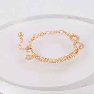 Hyl Jewelry 382B Couple Gelang Titanium Wanita Bangle Bracelet Terbaru Anti Karat Dan Keroncong Lilit Asli Silver Terbaru Tdk Luntur Selamanya Lapis Emas Original Pria Ori Import