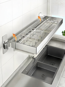 B&W | 304 Stainless Steel Wall-Mounted Drainage Rack