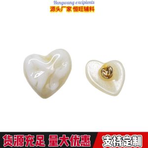 Áo Khoác Len Cardigan Hở Hình Trái Tim Cao Cấp Trang Trí Nút Thời Trang Phong Cách Nước Hoa Da Áo Khoác Ngoài DIY