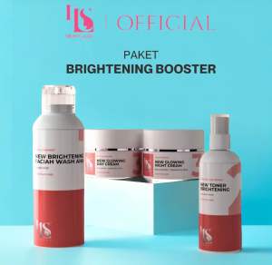 PAKET LENGKAP 4 IN ONE Reborn Ls Skincare BRIGHTENING BOOSTER EKSTRA BUNDLING GLOWING (ELSTM) BPOM REBORN PERAWATAN KECANTIKAN