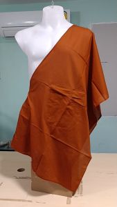 เสื้อ อังสะ พระ อังษะ พระ สะไบเฉียง สะไบ ผ้ามัสลิน 2 กระเป๋า  (ร้านบุญพาสุข)