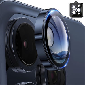 2-3Pcs For Iphone 17 Pro Max Accessories Camera Lens Protector Glass For 17 15 16 Pro Max Metal Ring Easy Installation Cover