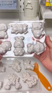 Children Paint Gypsum Creative Plaster Painting Handmade Craft DIY Painting Stereo Model Graffiti Color Toys