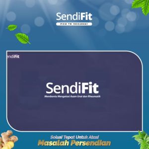 Sendifit Asli - Obat Asam Urat Kolesterol Rematik Nyeri Sendi Sakit Lutut Encok Sakit Pinggang Saraf Kejepit Kaki Kebas Kesemutan 30 Kapsul Hallal Bpom