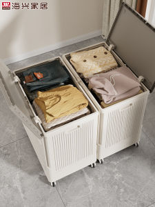 กล่องเก็บเสื้อผ้าความจุขนาดใหญ่สำหรับใช้ในบ้านพร้อมฝาปิดแบบพับได้ ชั้นวางรองเท้า เปลือกผ้าห่ม ฤดูใบไม้ผลิและฤดูใบไม้ร่วง กล่องเก็บของแบบพับได้
