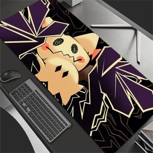 Bandai | Mouse Pad Notbook Gamer Large Keyboard NonSlip Rubber Computer Carpet Desk Mat PC Gamer 90x40 P-Pokemons Mimikyu Mousepad