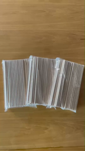 หลอดกระดาษคราฟ (Pack10/25ชิ้น) หลอดดูดน้ำรักษ์โลก หลอดใช้แล้วทิ้ง(Paper Straw Biodegradable)