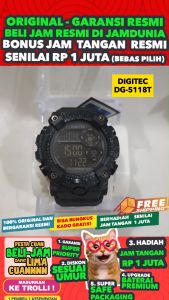 JAM TANGAN DIGITEC ORIGINAL - JAM DIGITEC DG-5118TBK JAM DIGITEC DG5118 JAM DIGITEC 5118 JAM DIGITEC DG5118TBK - Men - Resin - Hitam - Diameter 5 CM - Jamdunia / Jam dunia JD18 JAM TANGAN PRIA JAM PRIA JAM TANGAN ANTI AIR S003