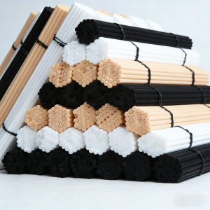 100Pcs 3mm*240mm Diffuser Sticks Three Colors: Wood Black White Diffuser Sticks Flameless Fragrance