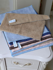 หนาขึ้น ผ้าทําความสะอาดห้องครัวผมไม่ตกกําจัดฝุ่นผ้าเช็ดตัวดูดซับผ้าเช็ดทําความสะอาดสําหรับปัดฝุ่นโต๊ะและทําความสะอาดในครัวเรือน