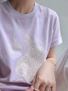 Loose Casual Pure Color Short Sleeve T-Shirt Womens Korean Style Summer New Design Sensation Small Audience Couple Top