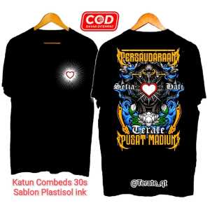 Kaos PSHT Persaudaraan SH Terate Motif Lambang Terate Pusat Madiun Terbaru Keren Murah Kualitas Distro