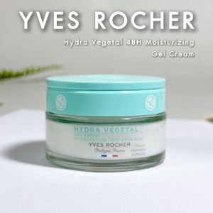 อีฟ โรเช Yves Rocher Hydra 48H Moisturizing Gel Cream 50 มล. ไฮดร้า เจลครีมเนื้อบางเบา - เติมผิวอิ่มน้ำ ล็อคความชู่ชื้นยาวนาน 48 ชั่วโมง