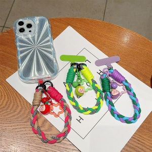 SHPYHT Creative Cartoon Lanyard Wrist Strap Cute Fruit Pendant Anti-Loss Mobile Phone Holder Colorful Hand Strap Mobile Phone Landyard