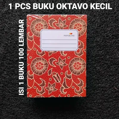 1 Pcs Buku Oktavo Kecil 100 Lembar PAPERLINE