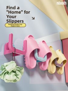 noooth | Bathroom Shoe Storage Rack Wall Mounted No Drilling