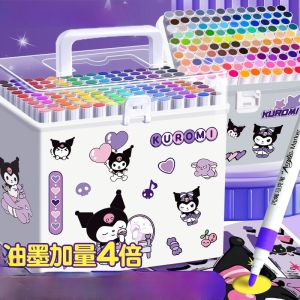 24 Colors Acrylic Marker Pens Waterproof Washable Art Supplies for Kindergarten Children Drawing Painting Watercolor Pens