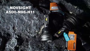 Novsight N96 High-Intensity 200W LED Headlight Bulb Kit 40000LM 6500K White IP68 Waterproof H4/H7/H1 Plug&Play for Cars