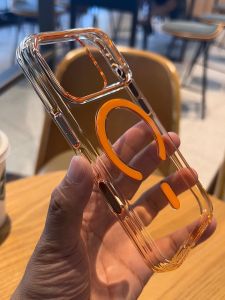 elam | Durable Transparent Hard Case with Magnetic Attachment for iPhone 17